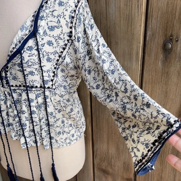 Zara • Premium Denim Collection Crop Top - Picture 3 of 10